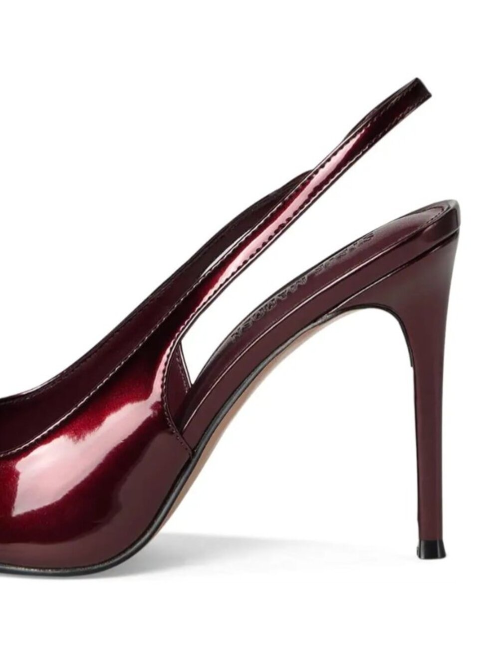 Steve Madden Reyes Pointy Slingback Pumps Cherry Pearl US Size 7 - Picture 6 of 16